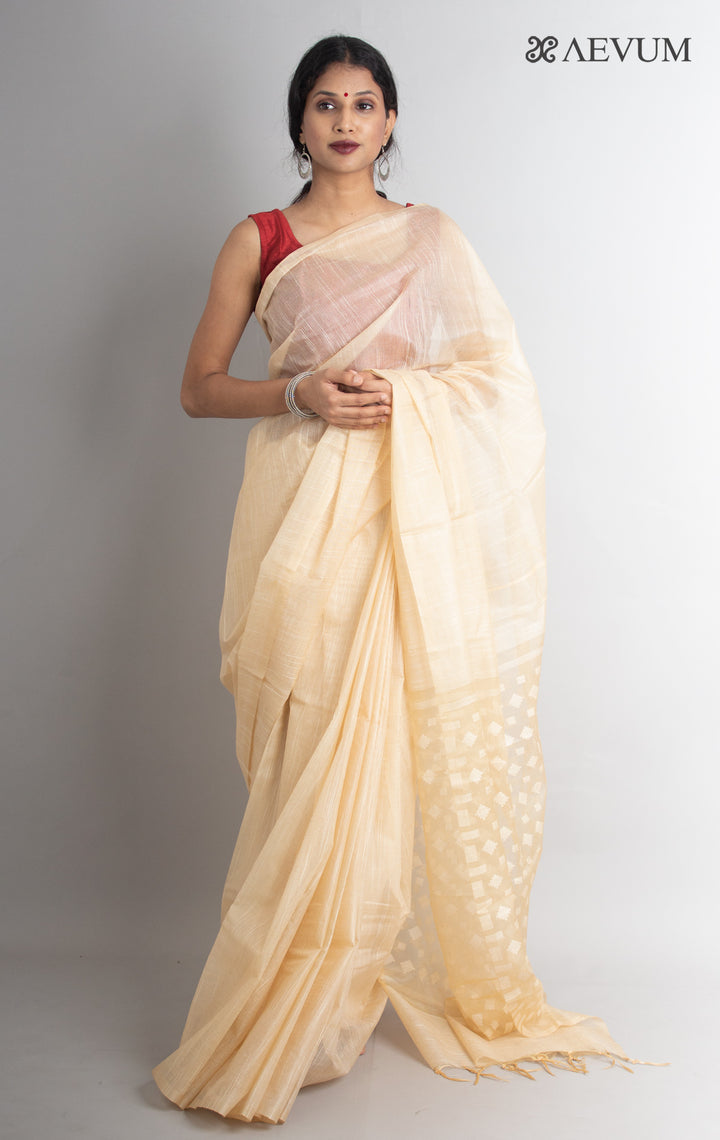 Katan Silk Saree with Blouse Piece - 0014 - AEVUM