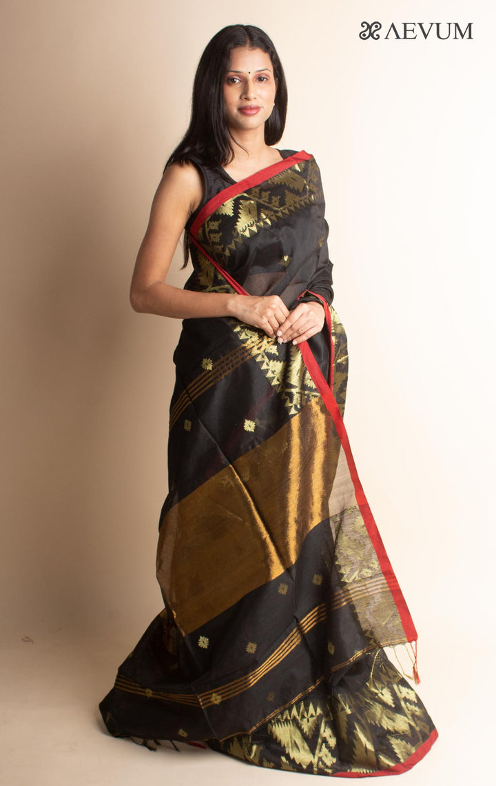 Tant Silk Bengal Handloom Saree - 0030 Saree Ashoke Pal   