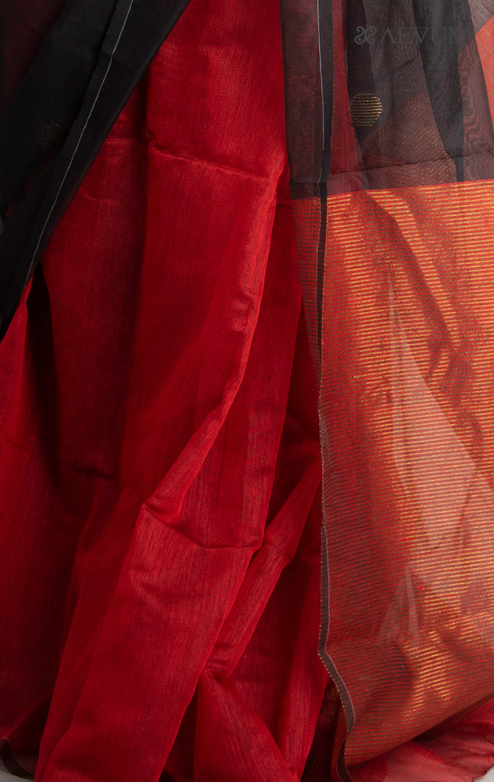 Ball Buti Matka Muslin Silk Saree - 0613 - AEVUM