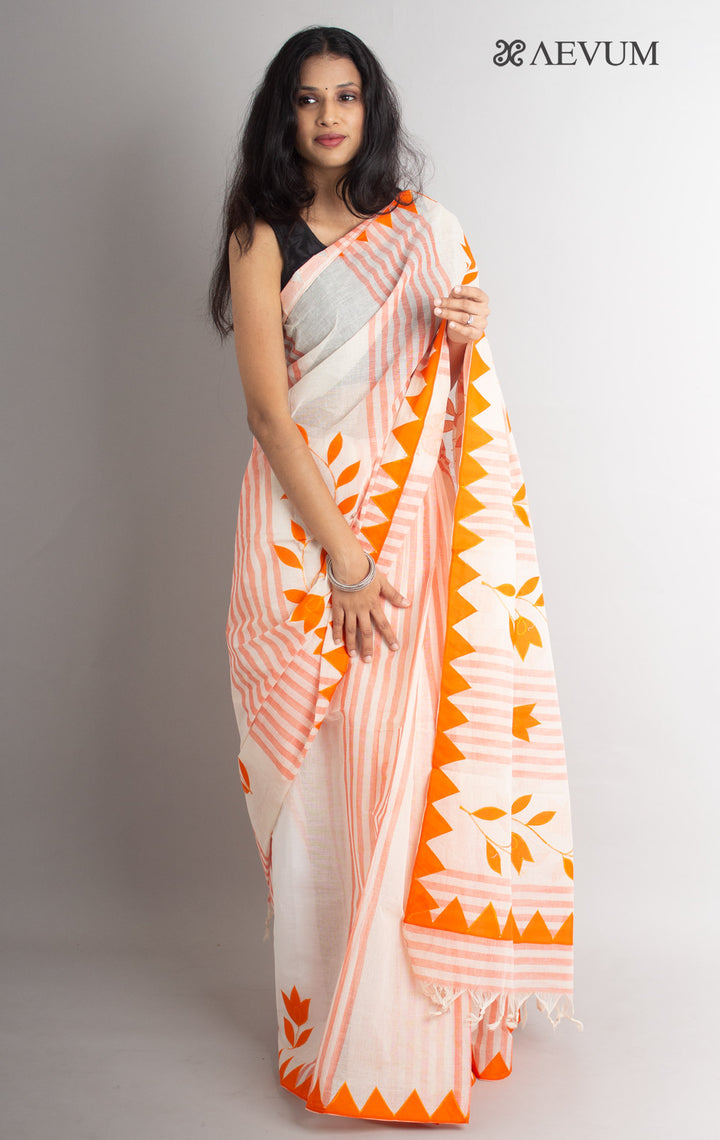 Begampuri Applique Work Saree - 0663 - AEVUM