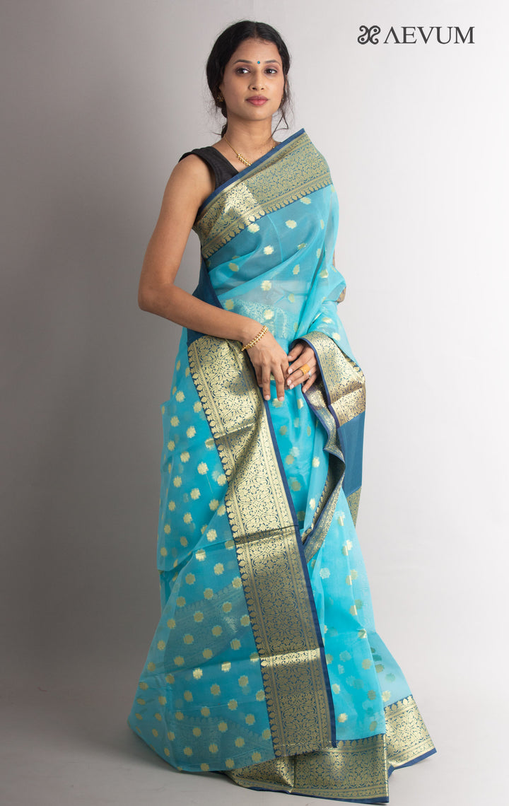 Organza Banarasi Handloom Saree - 0695 - AEVUM