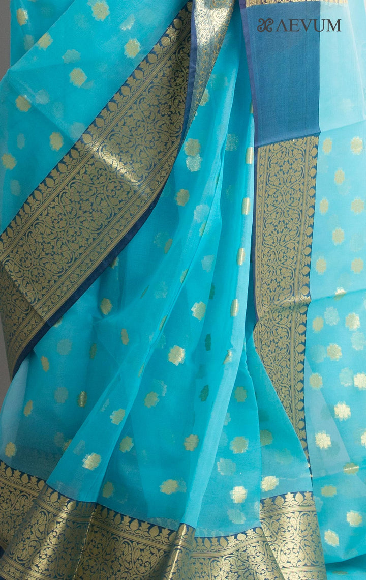 Organza Banarasi Handloom Saree - 0695 - AEVUM
