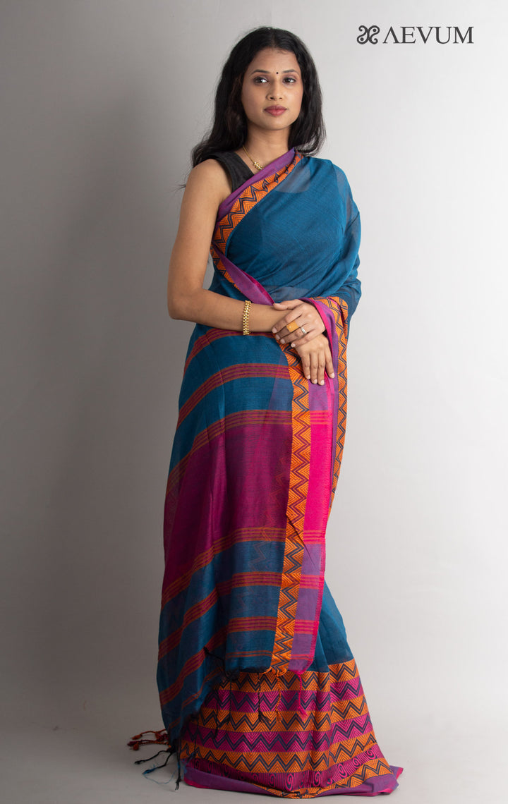 Begampuri Bengal Cotton Handloom Saree - 0760 - AEVUM