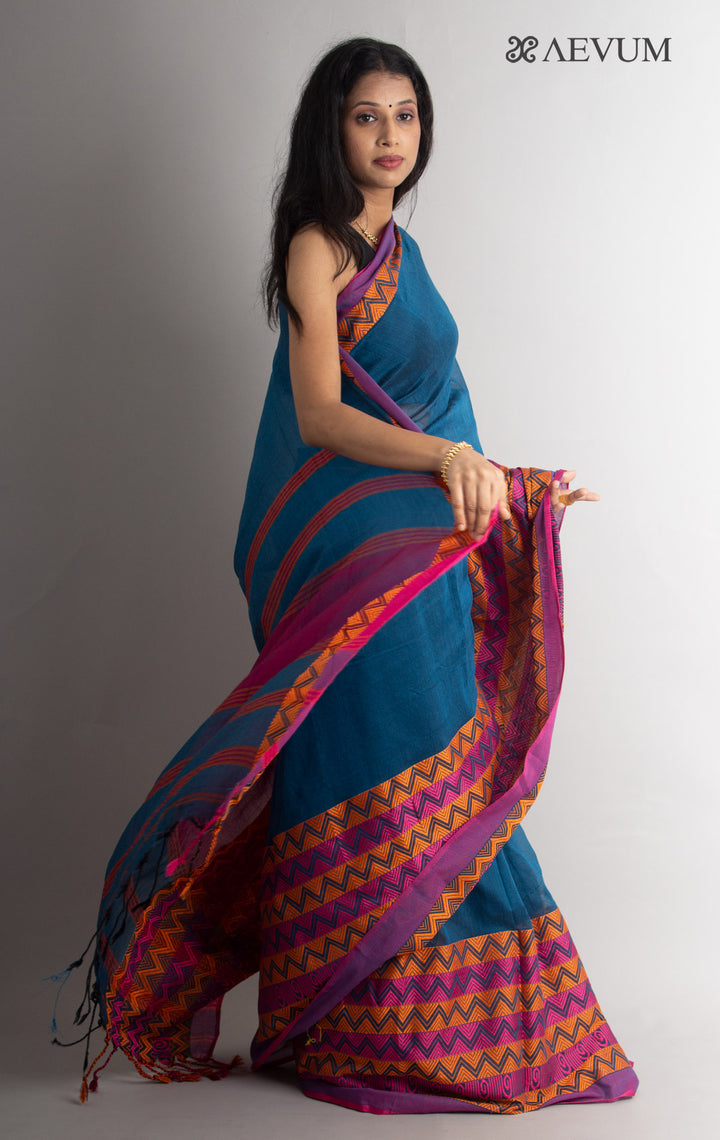 Begampuri Bengal Cotton Handloom Saree - 0760 - AEVUM