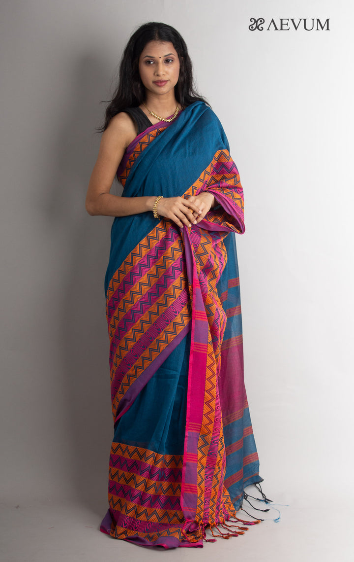 Begampuri Bengal Cotton Handloom Saree - 0760 - AEVUM