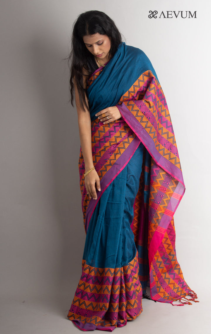 Begampuri Bengal Cotton Handloom Saree - 0760 - AEVUM
