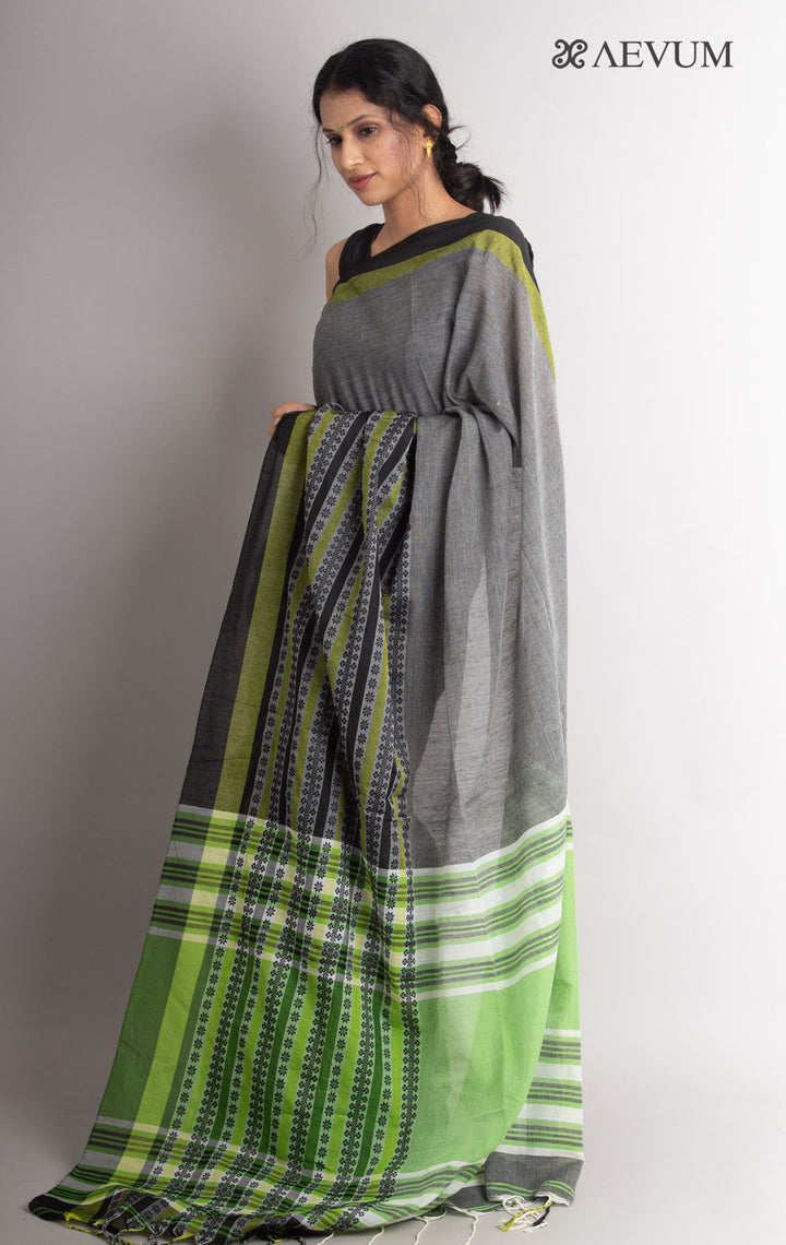 Begampuri Bengal Cotton Handloom Saree - 0762 Saree AEVUM   