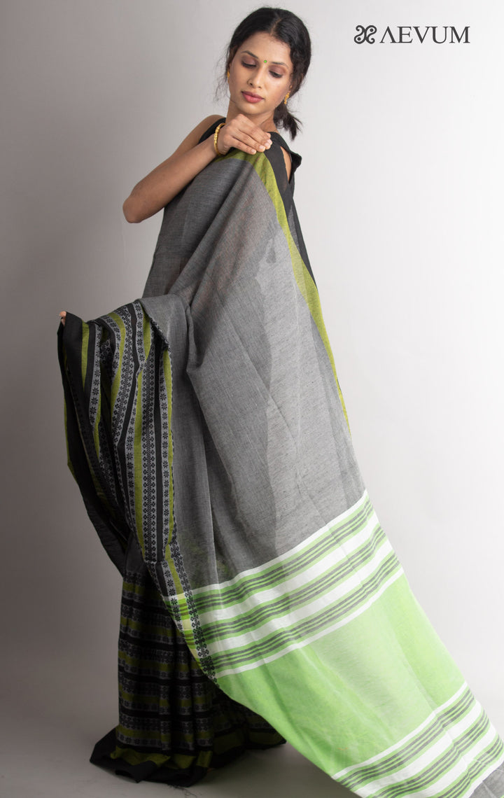 Begampuri Bengal Cotton Handloom Saree - 0762 Saree AEVUM   