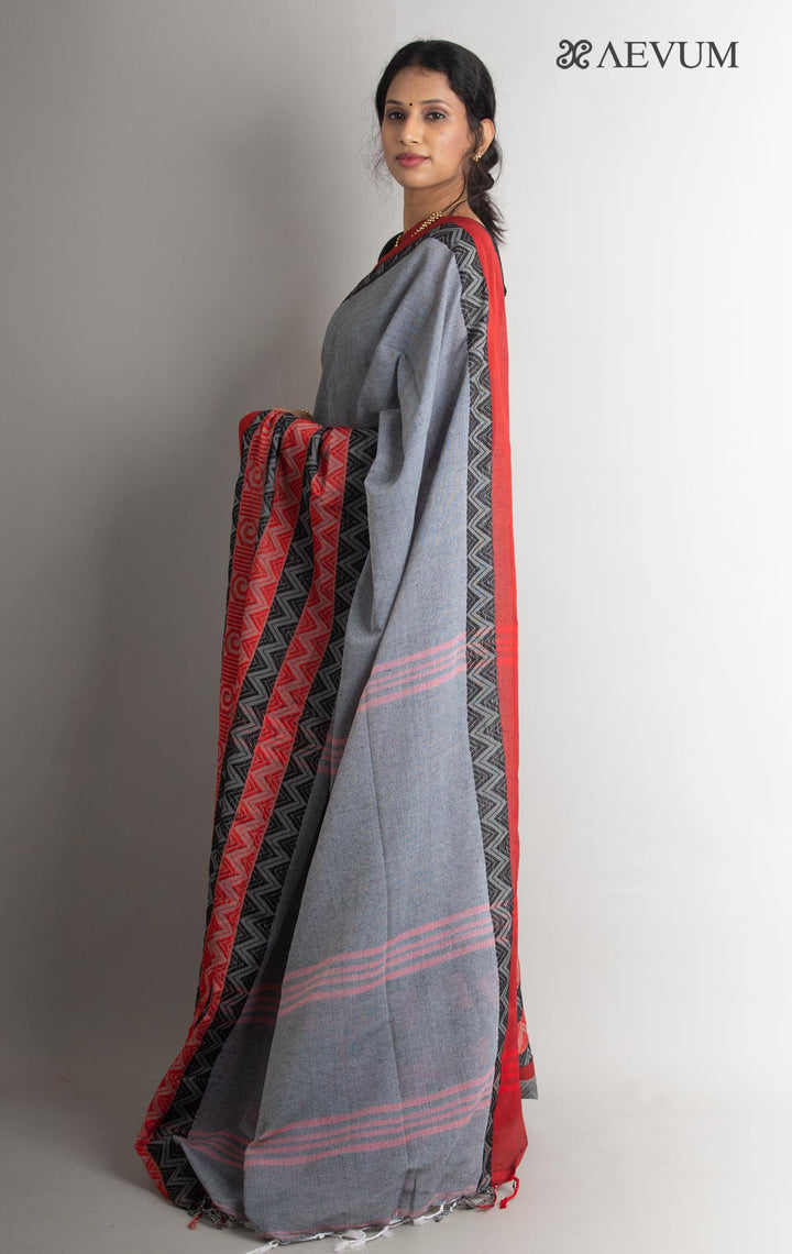 Begampuri Bengal Cotton Handloom Saree - 0765 Saree AEVUM   