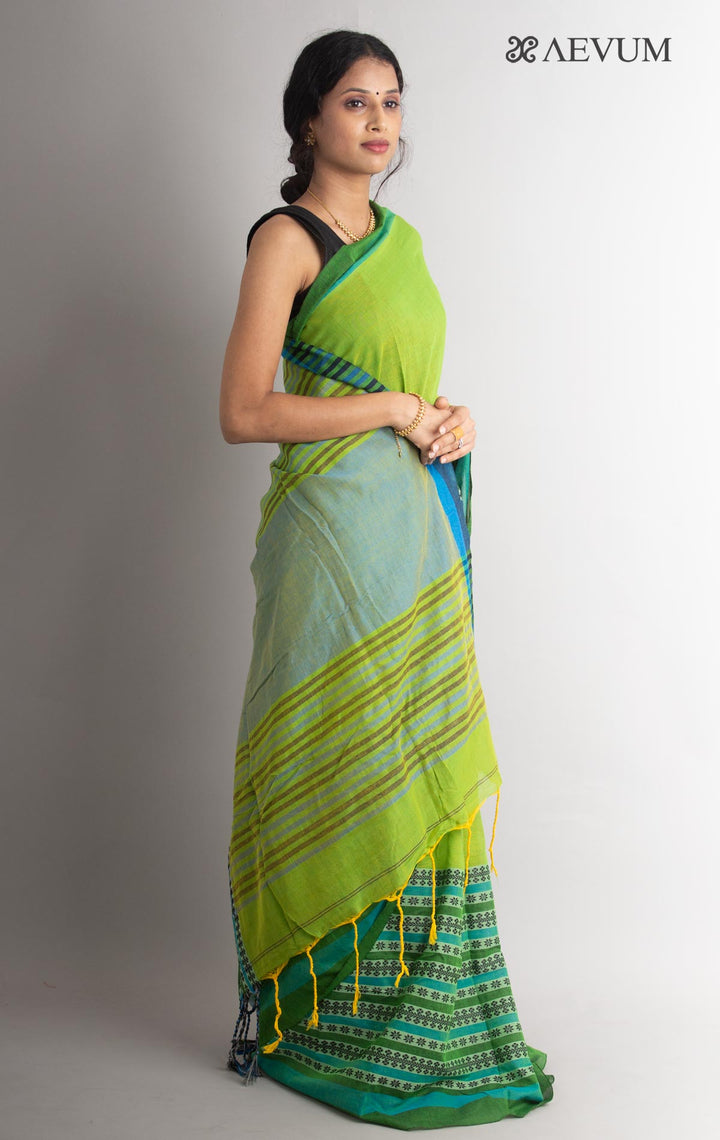 Begampuri Bengal Cotton Handloom Saree - 0766 Saree AEVUM 2   