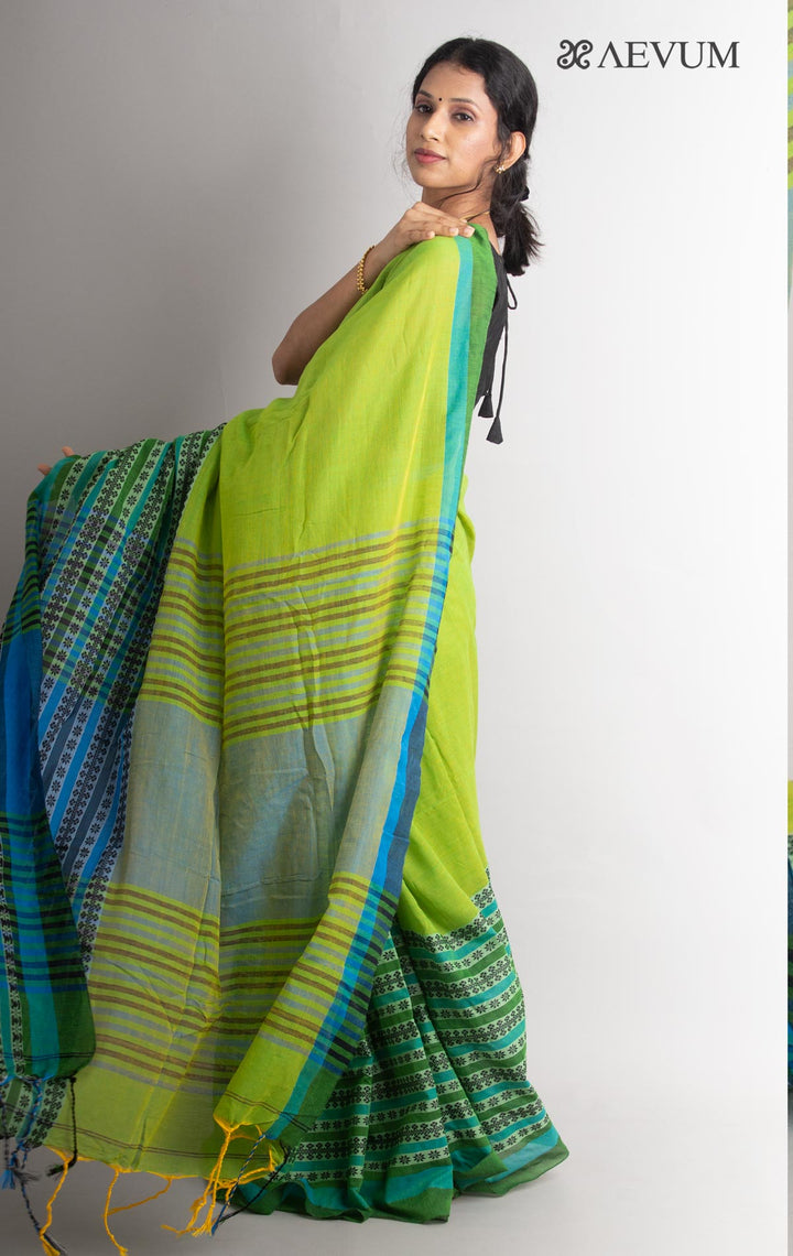 Begampuri Bengal Cotton Handloom Saree - 0766 Saree AEVUM 2   