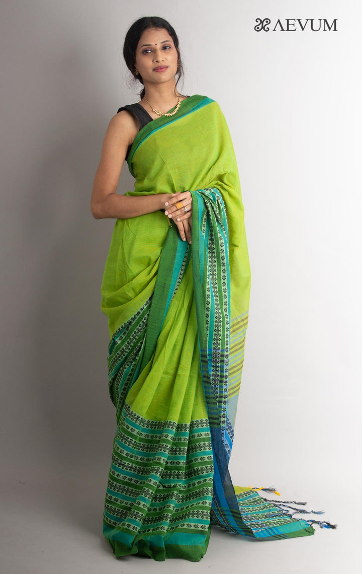 Begampuri Bengal Cotton Handloom Saree - 0766 Saree AEVUM 2   