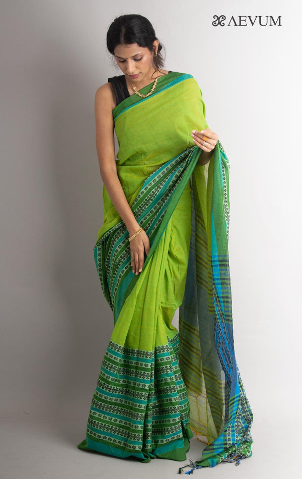 Begampuri Bengal Cotton Handloom Saree - 0766 - AEVUM