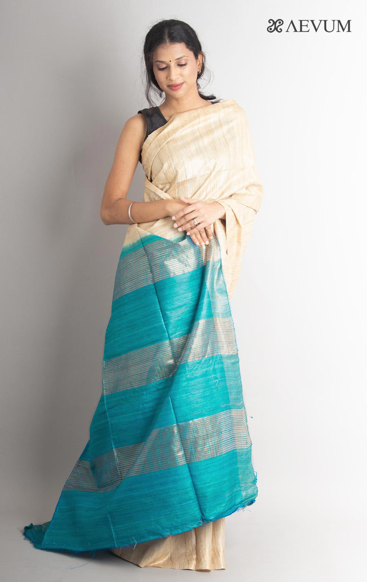 Gicha Tussar Silk Saree with Silk Mark - 0806 - AEVUM