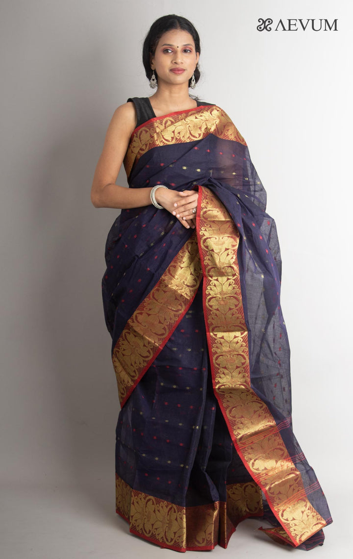 Bengal Cotton Handloom Saree Without Blouse Piece - 0838 - AEVUM