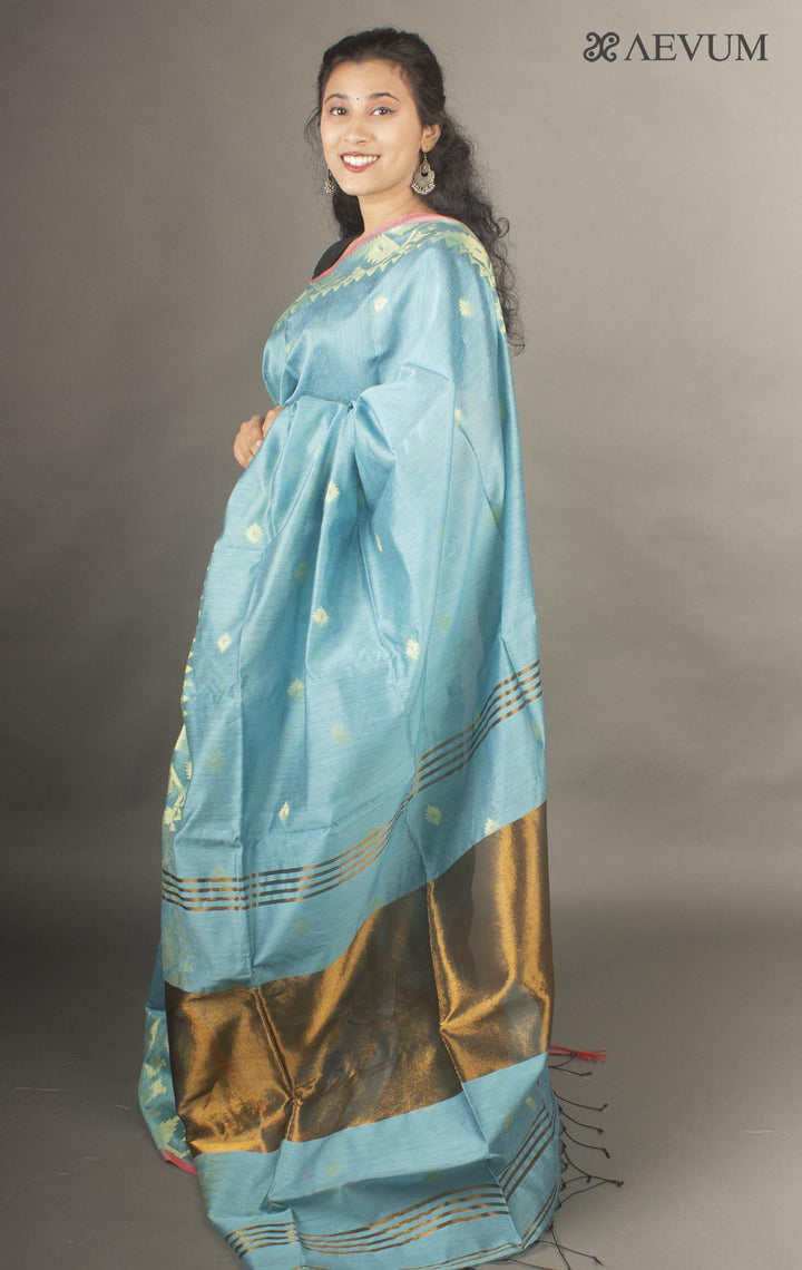 Tant Silk Bengal Handloom Saree - 10126 Saree Ashoke Pal   