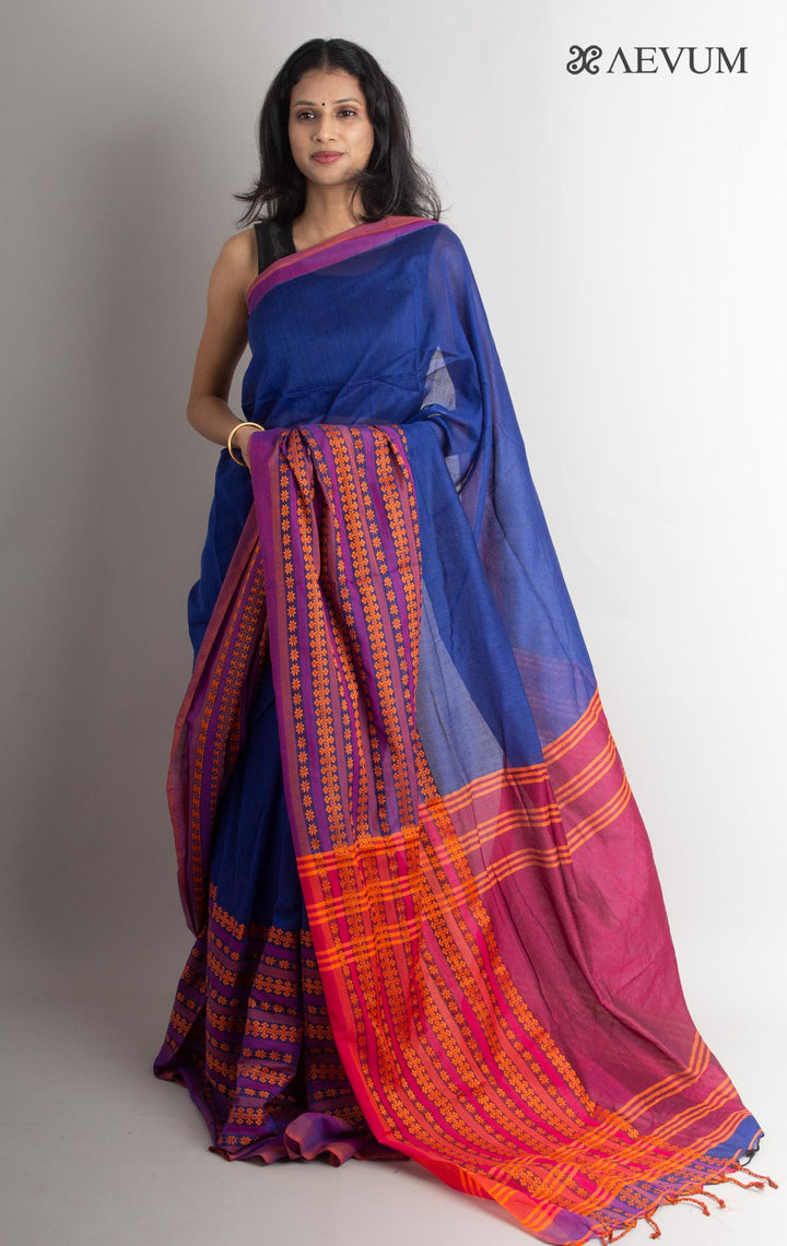 Begampuri Bengal Cotton Handloom Saree - 1043 - AEVUM