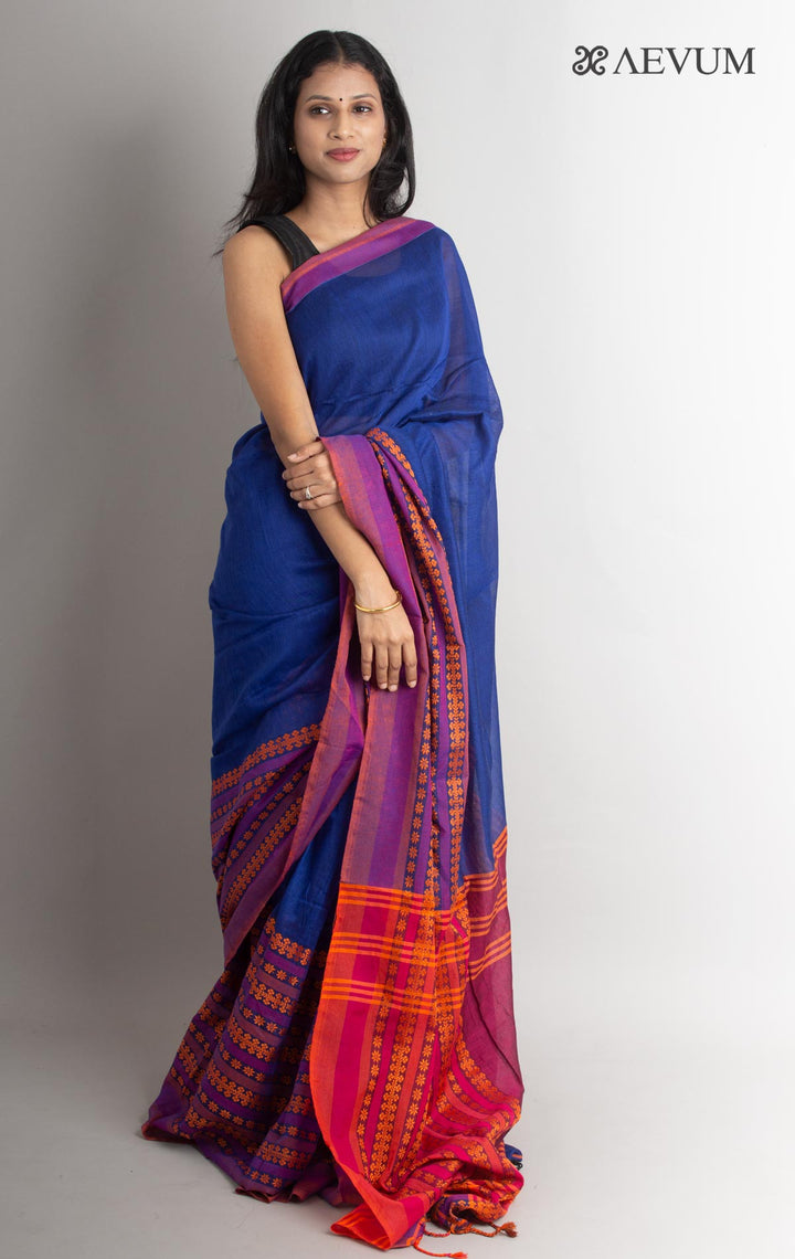 Begampuri Bengal Cotton Handloom Saree - 1043 Saree AEVUM   