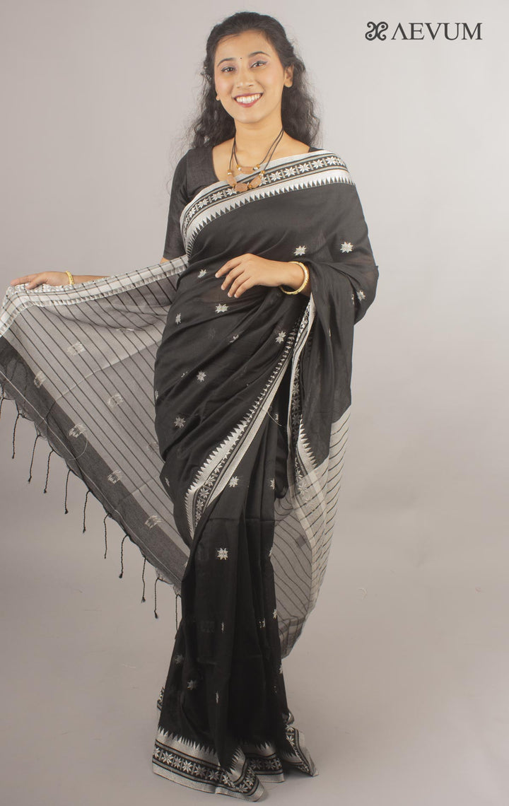 Bangladeshi Cotton Silk Saree - 10435 Saree AEVUM 2   