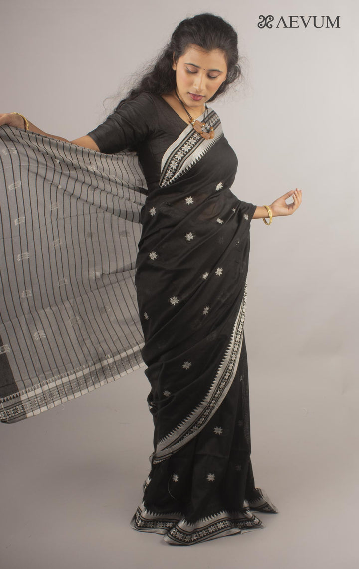 Bangladeshi Cotton Silk Saree - 10435 - AEVUM