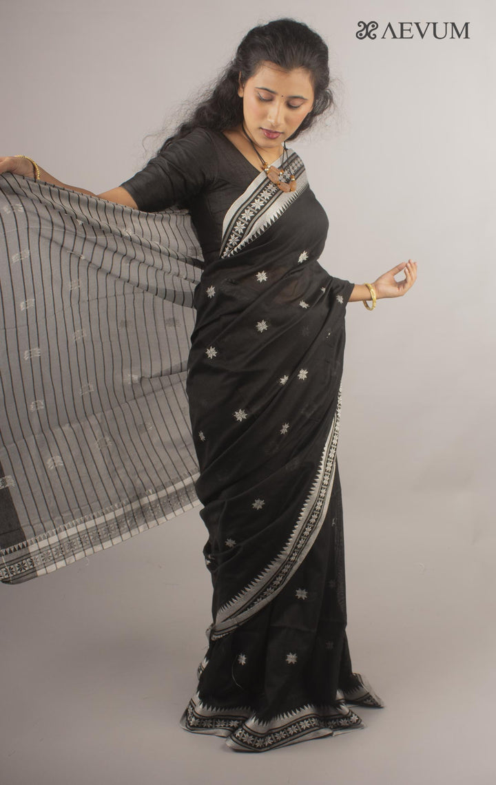 Bangladeshi Cotton Silk Saree - 10435 Saree AEVUM 2   