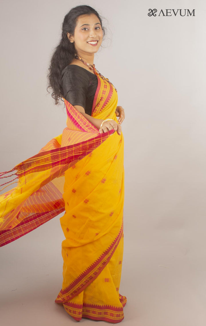 Bangladeshi Cotton Silk Saree - 10436 Saree AEVUM   