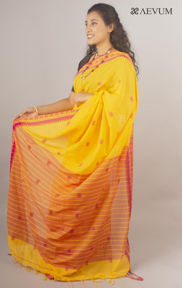 Bangladeshi Cotton Silk Saree - 10436 Saree AEVUM   