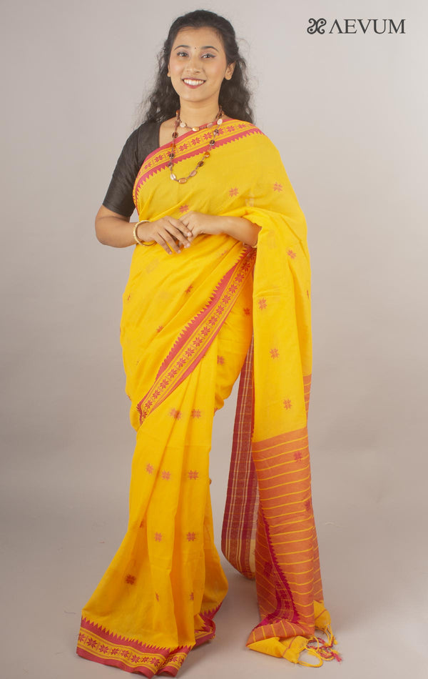 Bangladeshi Cotton Silk Saree - 10436 Saree AEVUM   