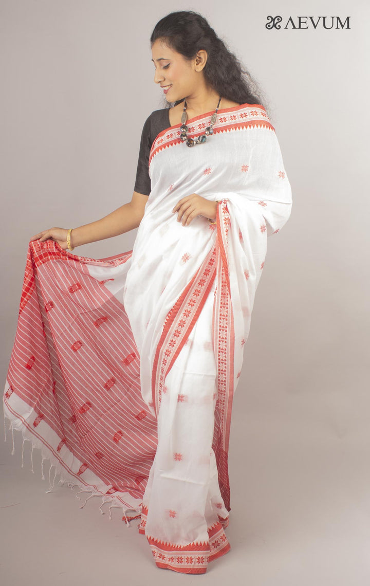 Bangladeshi Cotton Silk Saree - 10437 Saree AEVUM 2   