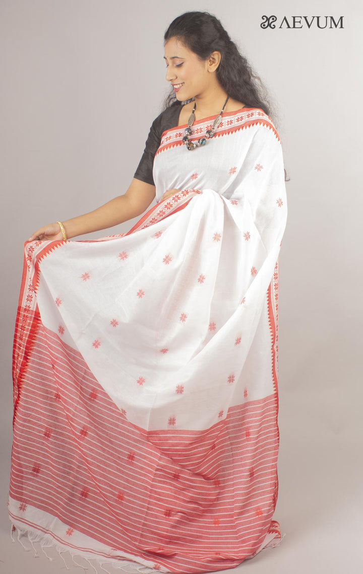 Bangladeshi Cotton Silk Saree - 10437 Saree Ashoke Pal   