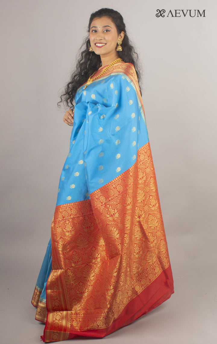Soft Banarasi Silk Saree - 10498 - AEVUM
