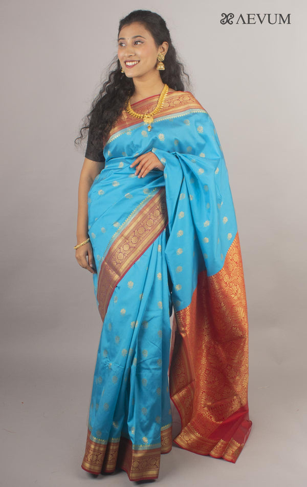 Soft Banarasi Silk Saree - 10498 - AEVUM