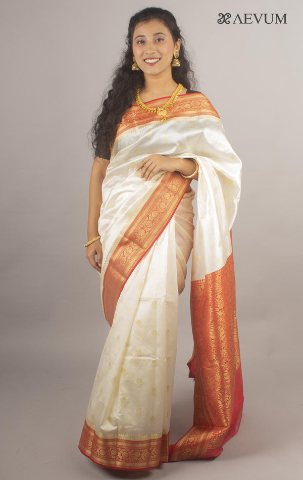 Soft Banarasi Silk Saree - 10499 - AEVUM