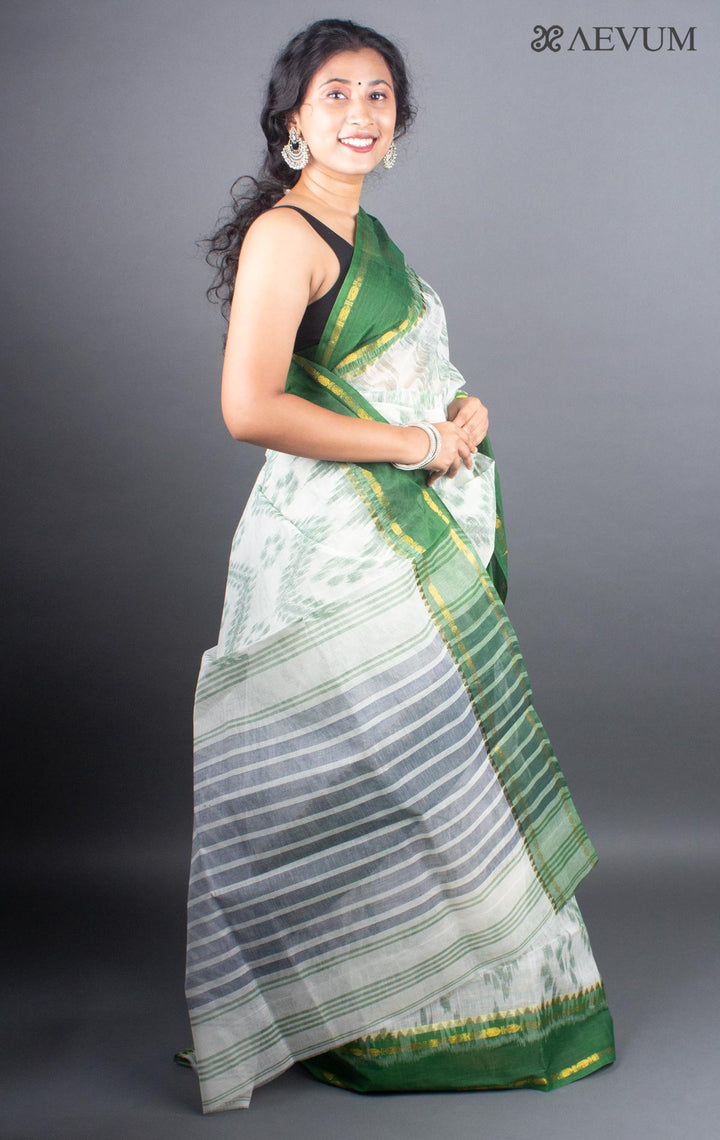 Dhaniyakhali Bengal Cotton Handloom Saree Without Blouse Piece - 8839 - AEVUM