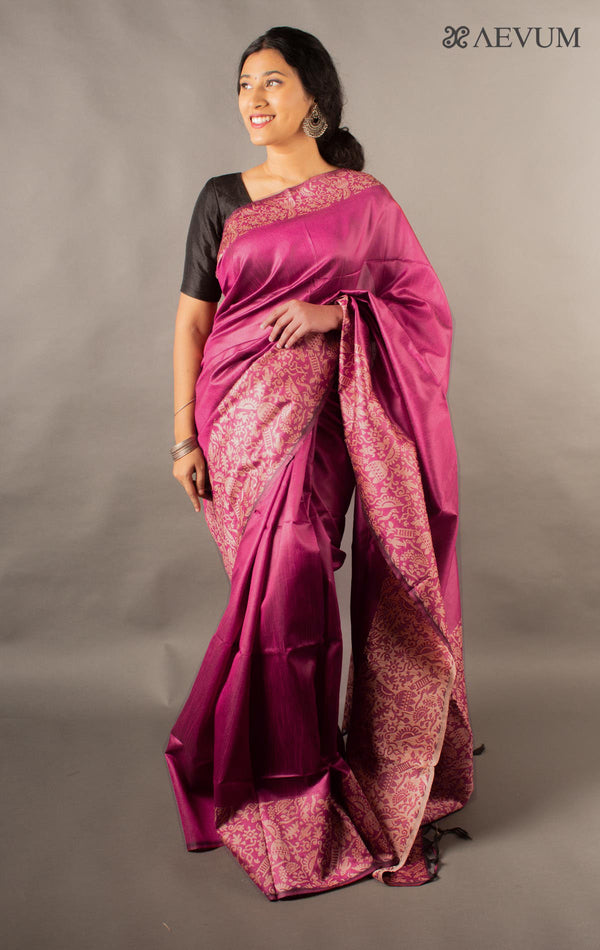 Semi Tussar Silk Saree -10964 - AEVUM