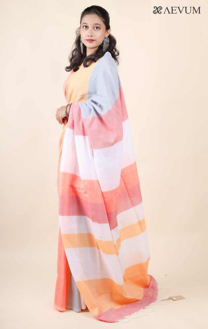 Mulmul Cotton Handloom Saree - 11670 Saree Riya's Collection   