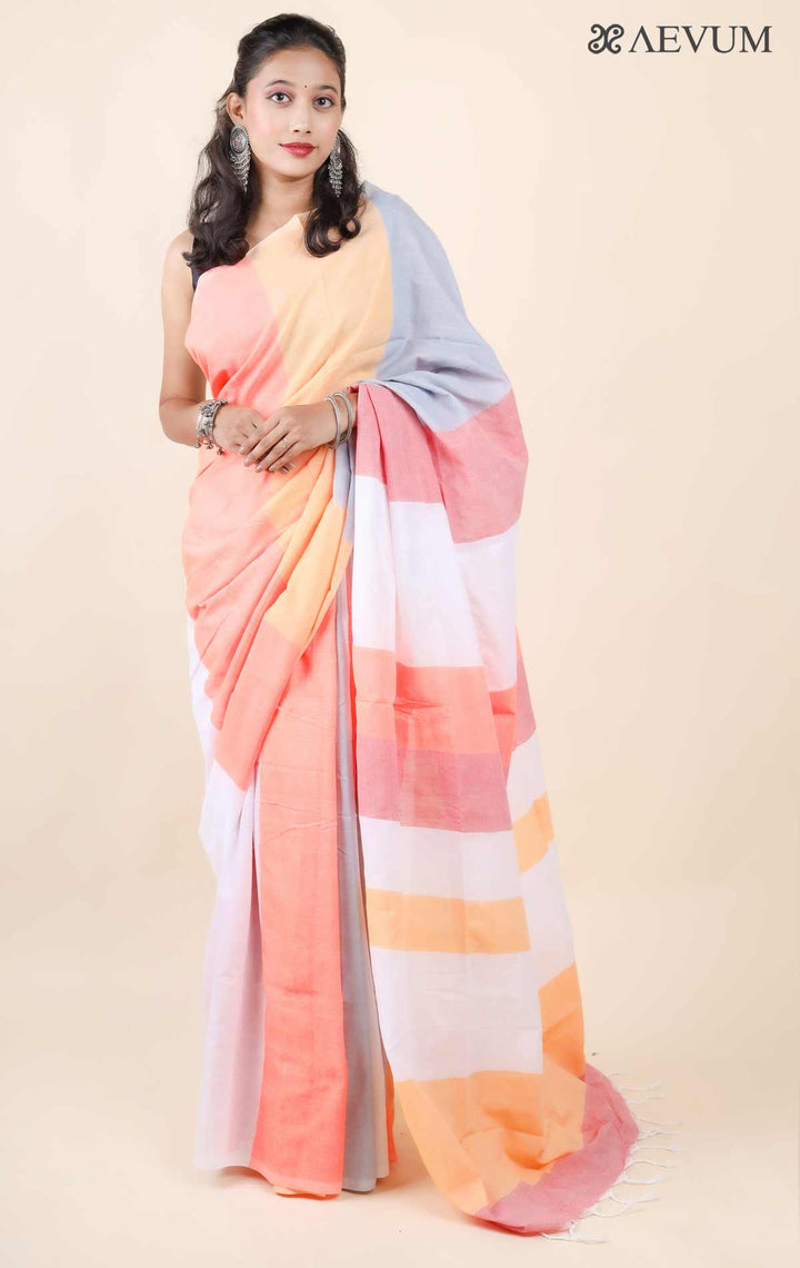 Mulmul Cotton Handloom Saree - 11670 Saree Riya's Collection   