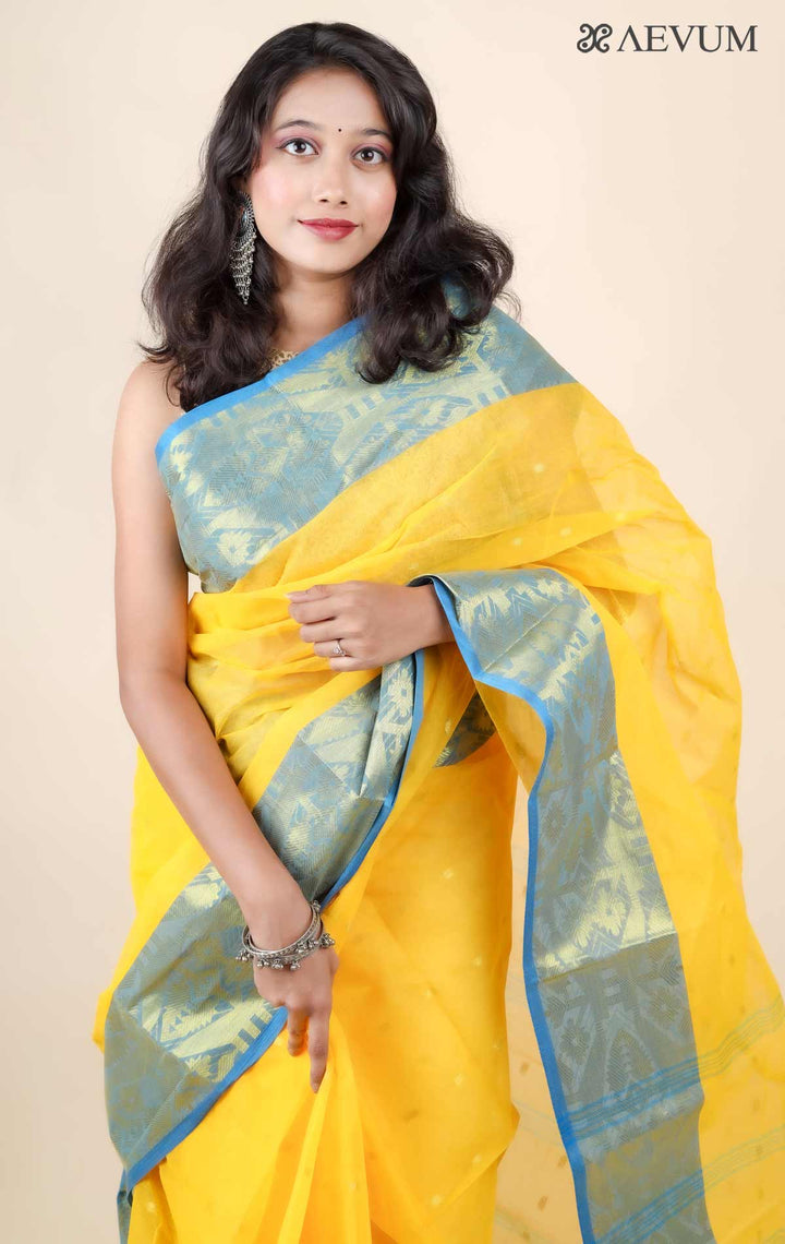 Bengal Cotton Handloom Saree Without Blouse Piece - 11717 Saree AEVUM 2   