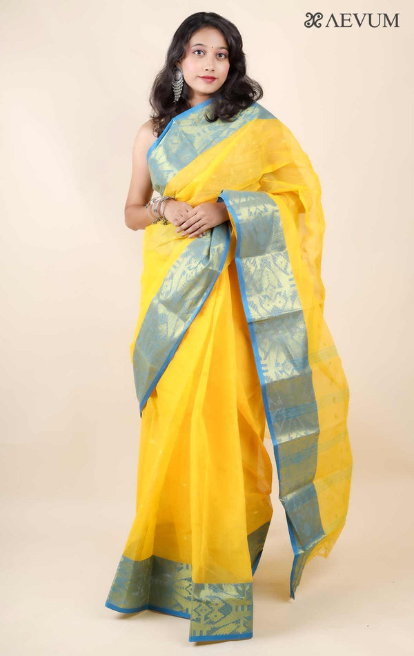 Bengal Cotton Handloom Saree Without Blouse Piece - 11717 - AEVUM
