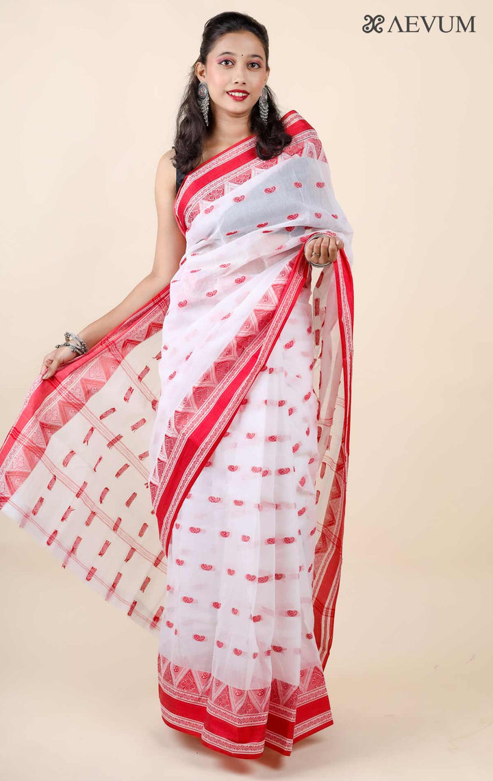 Bengal Cotton Handloom Saree Without Blouse Piece - 11720 Saree AEVUM 2   