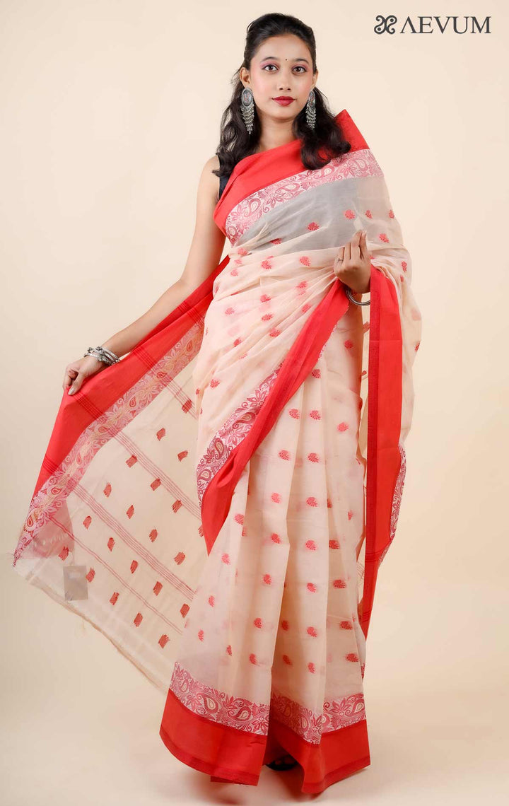 Bengal Cotton Handloom Saree Without Blouse Piece - 11722 Saree AEVUM 2   