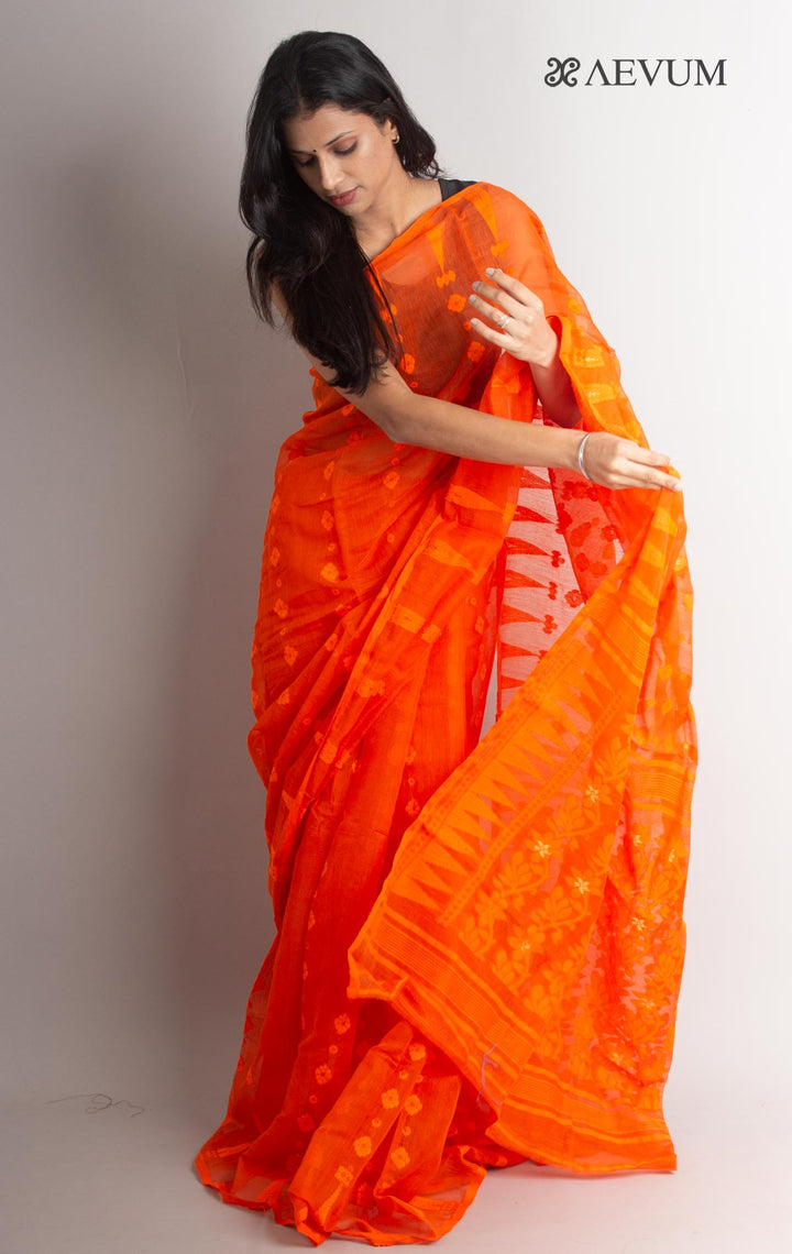 Phagun Bou Jamdani Saree without Blouse Piece - 1496 Saree Anita Kuthir   