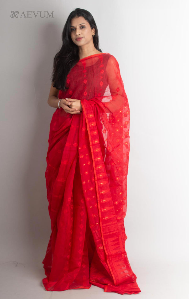 Phagun Bou Jamdani Saree without Blouse Piece - 1498 Saree AEVUM   