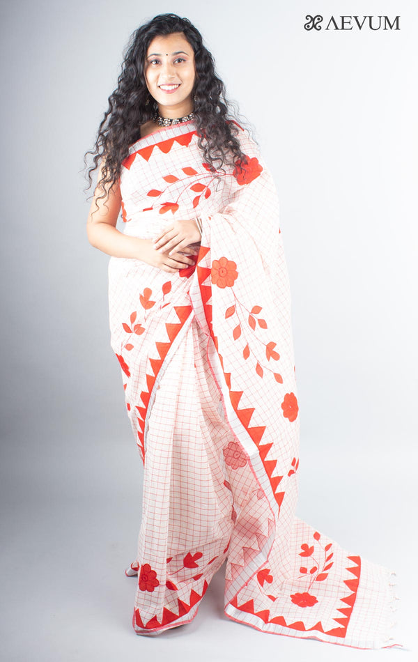 Begampuri Applique Work Saree - 3814 - AEVUM