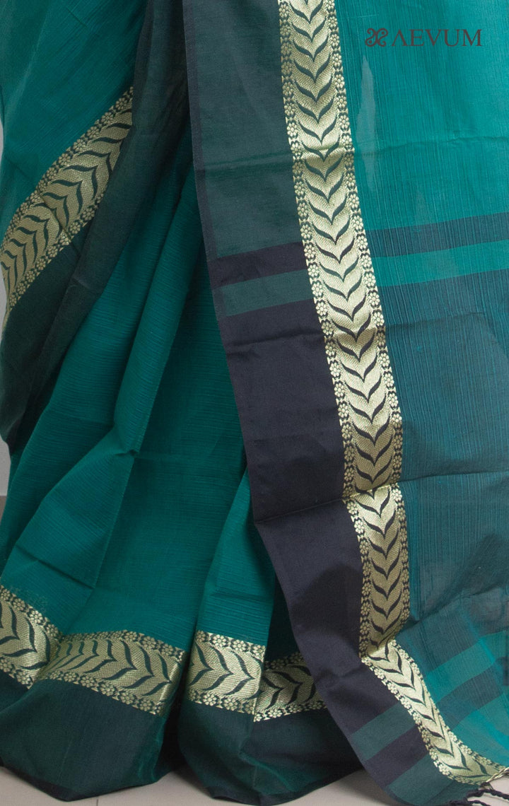 Bangladeshi Cotton Handloom Saree Without Blouse Piece - 1877 - AEVUM