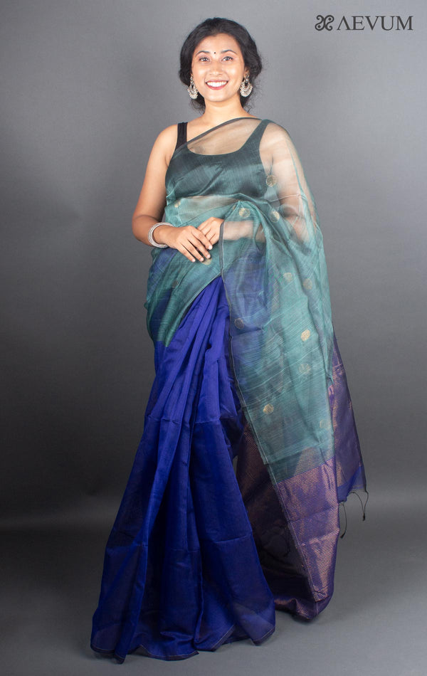 Ball Buti Matka Muslin Silk Saree - 5296 - AEVUM