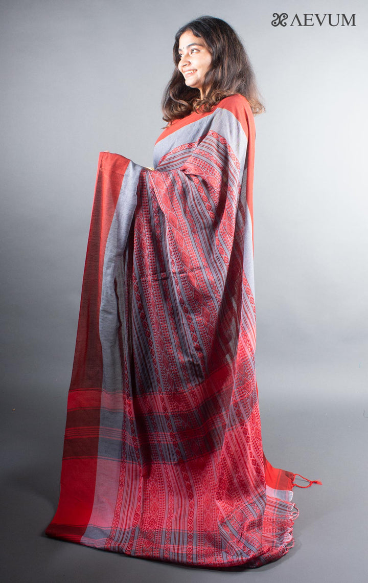 Dhaniyakhali Bengal Cotton Handloom Saree - 5547 - AEVUM