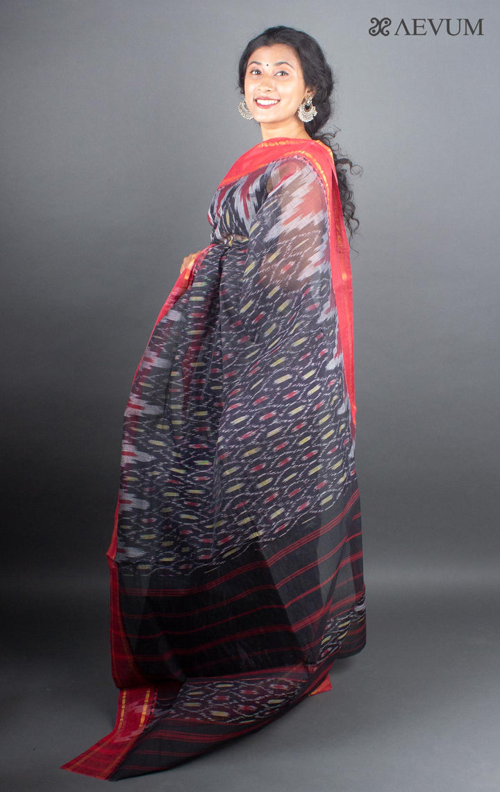 Dhaniyakhali Bengal Cotton Handloom Saree Without Blouse Piece - 5294 - AEVUM