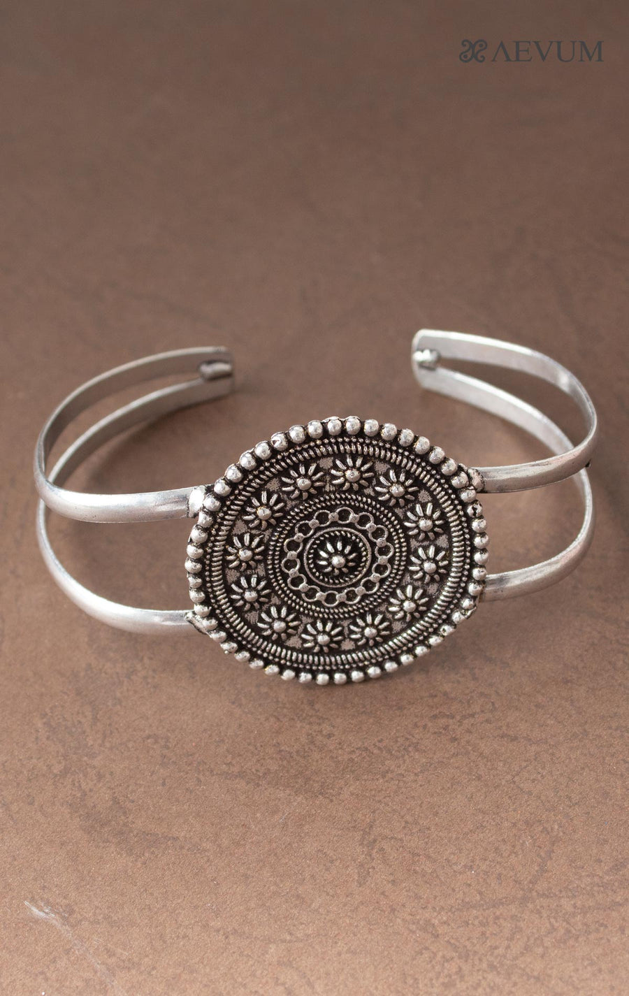 Oxidised Broad Bracelet/ Kada - 2449 Jewellery AEVUM