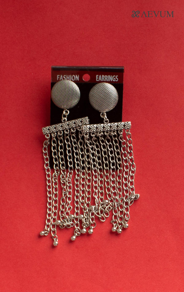 Designer Long Chain Earrings - 2650 Jewellery AEVUM